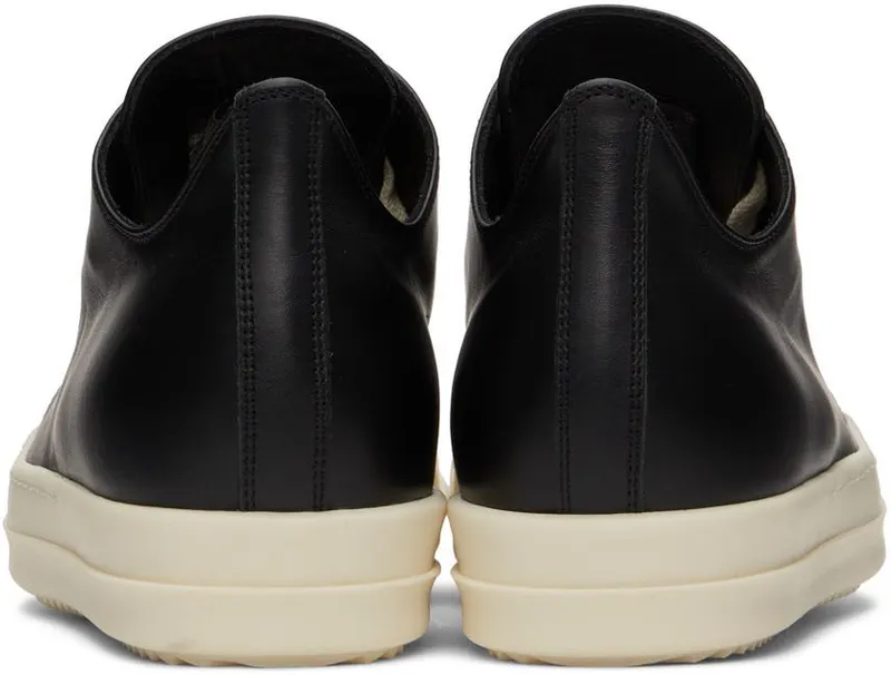 Rick Owens Black Jumbo Lace Sneakers (RP02B6891 LPO)