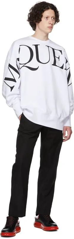 Alexander McQueen Black Oversized Sneakers (705068WIBNZ)