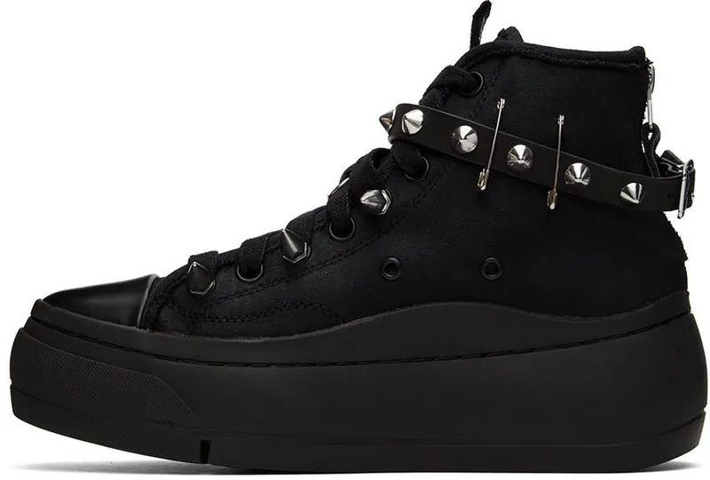 R13 Black Pyramid Studded Kurt Sneakers (R13S5034-001)