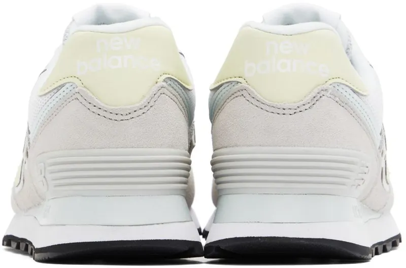 New Balance Gray 574 Low-Top Sneakers (WL574VL2)
