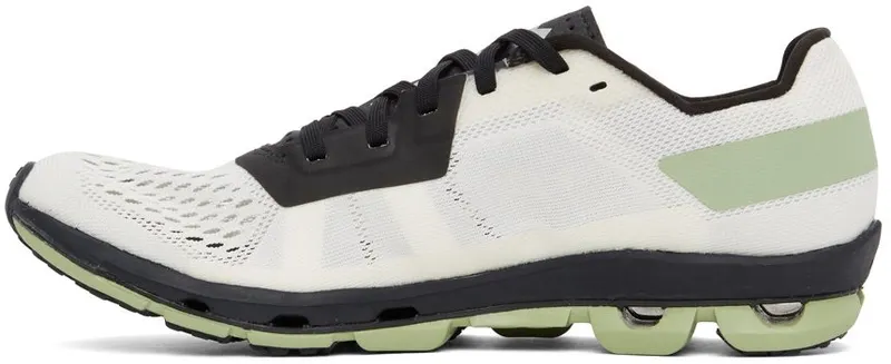 On White & Green Cloudflash Sneakers (36.99642)
