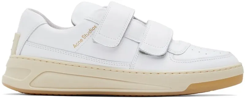 Acne Studios White Velcro Perey Sneakers (BD0111-)