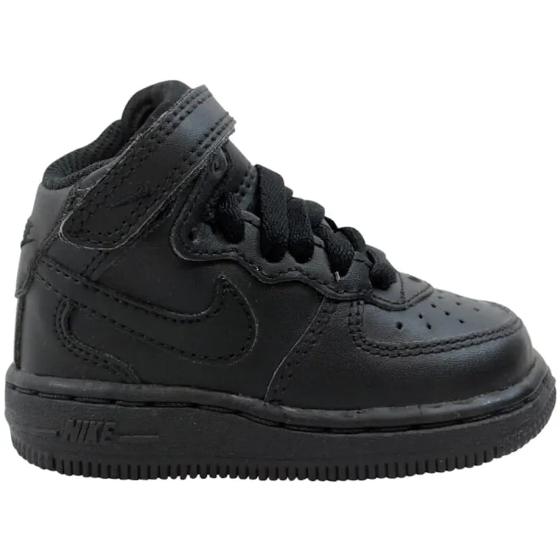 Nike Air Force 1 Mid Black Black (TD) (314197-004)