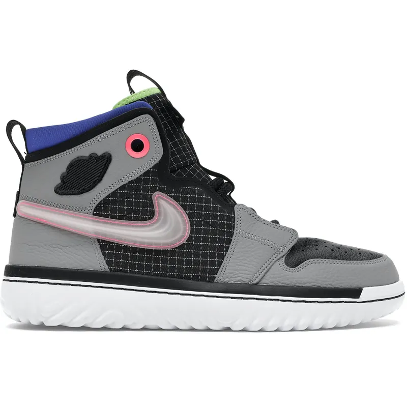Jordan 1 High React Black Particle Grey (AR5321-002)