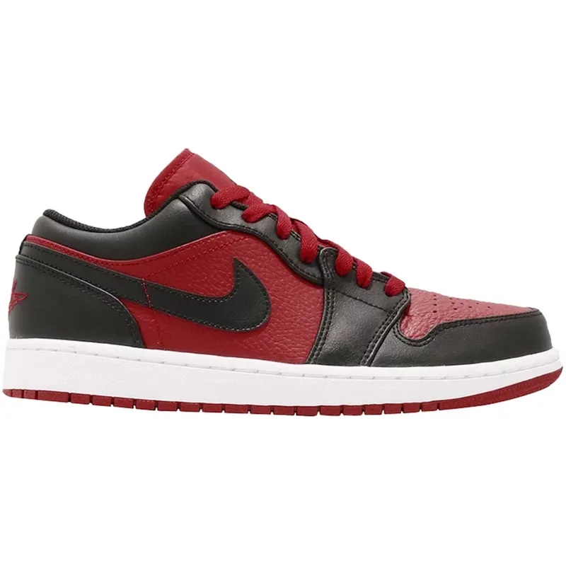 Jordan 1 Low Black Gym Red (553558-610)