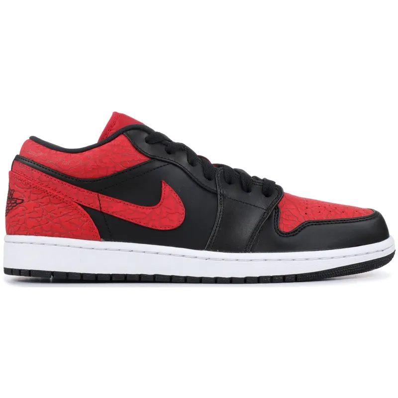Jordan 1 Low Bred Elephant Print (553558-013)