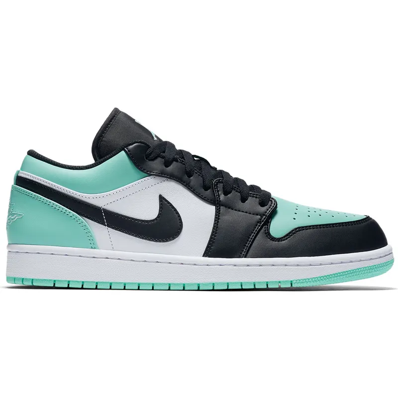 Jordan 1 Low Emerald Toe (553558-117)