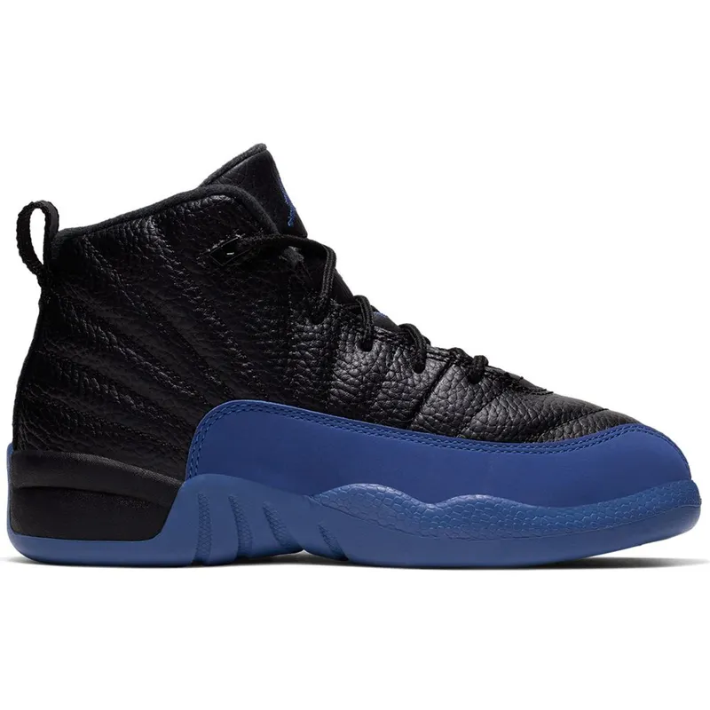 Jordan 12 Retro Black Game Royal (PS) (151186-014)