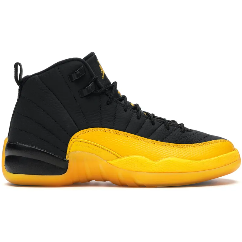Jordan 12 Retro Black University Gold (GS) (153265-070)