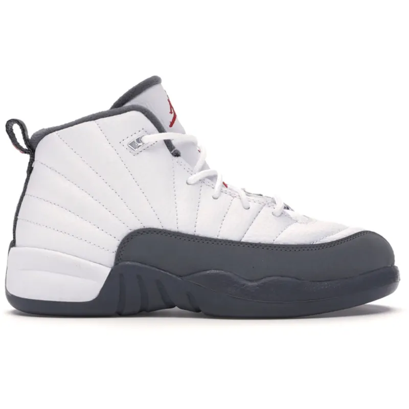 Jordan 12 Retro White Dark Grey (PS) (151186-160)