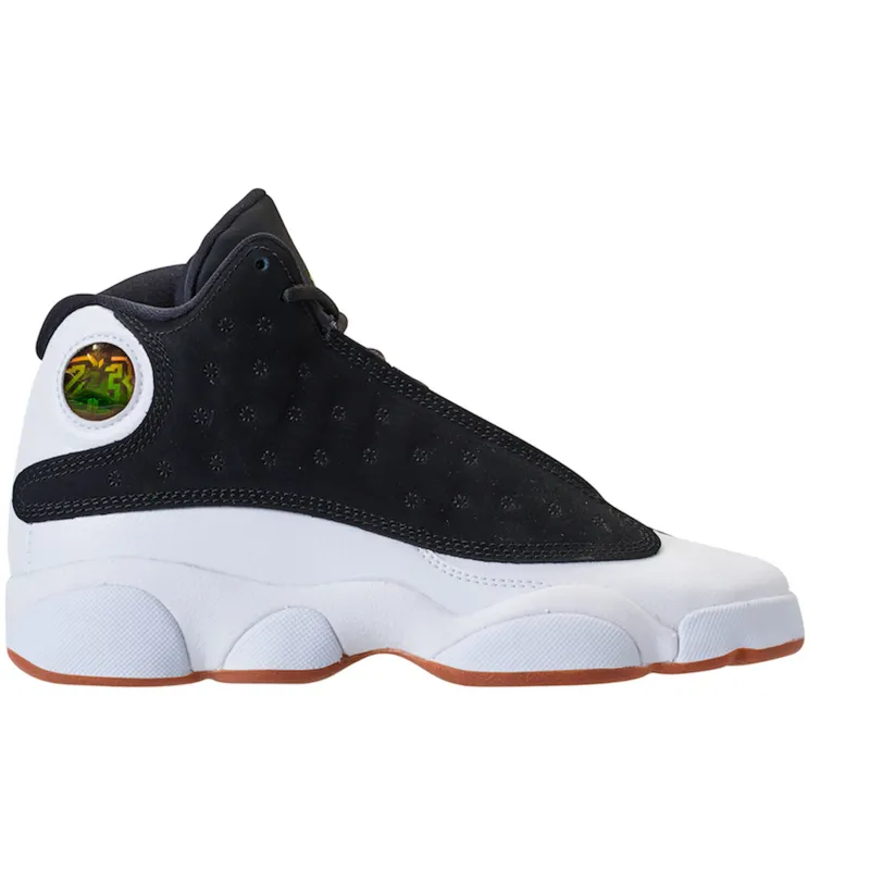 Jordan 13 Retro Black White Gum (GS) (439358-021)