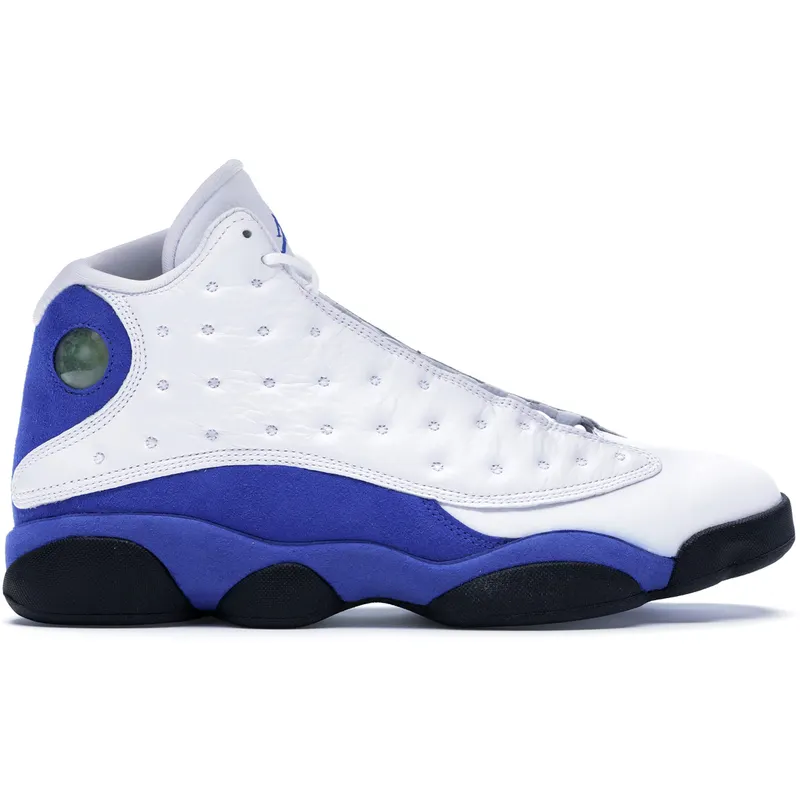 Jordan 13 Retro White Hyper Royal Black (414571-117)