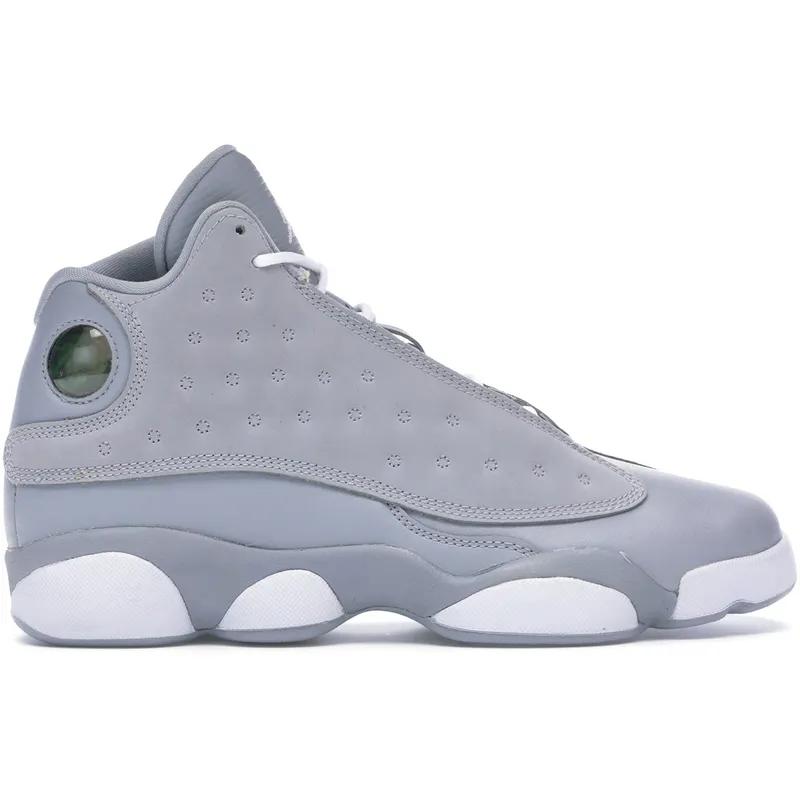 Jordan 13 Retro Wolf Grey Deadly Pink (GS) (439358-018)
