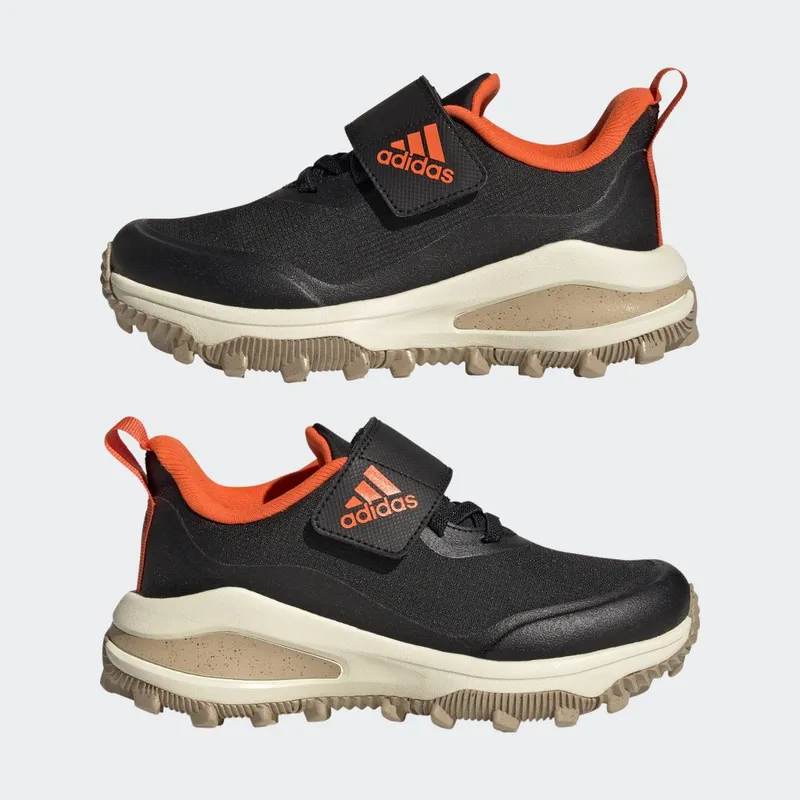 adidas FortaRun All-Terrain Cloudfoam Sport Running Core Black / Impact Orange / Cream White (GZ1816)