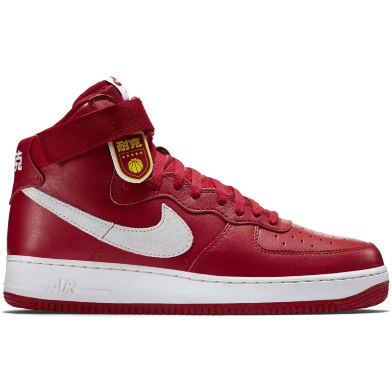 Nike Air Force 1 High NAI-KE Gym Red (2015) (743546-600)