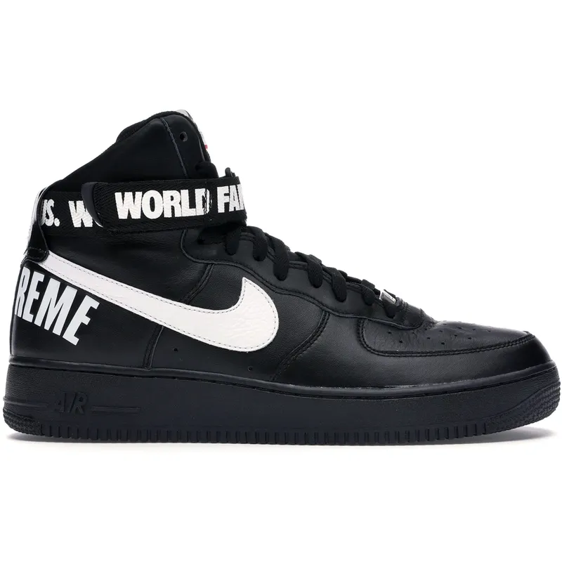 Nike Air Force 1 High Supreme World Famous Black (698696-010)
