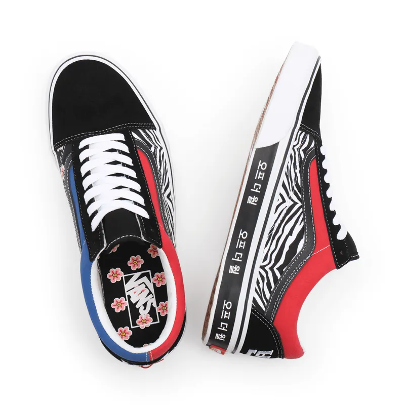 VANS Korean Typography Old Skool Zwart (VN0A38G19HW)