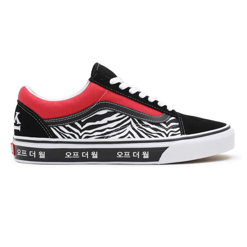 VANS Korean Typography Old Skool Zwart (VN0A38G19HW)