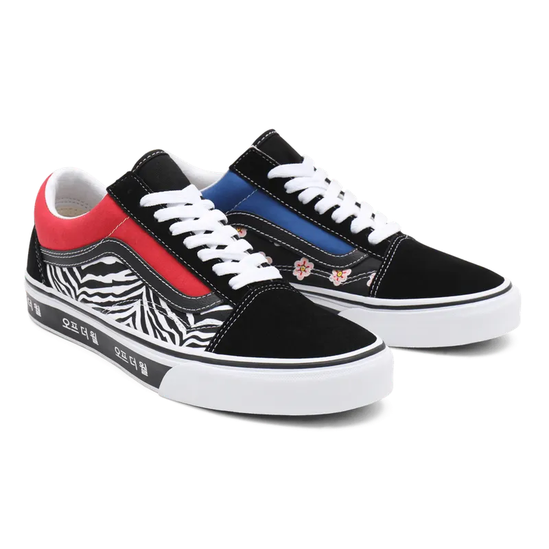 VANS Korean Typography Old Skool Zwart (VN0A38G19HW)