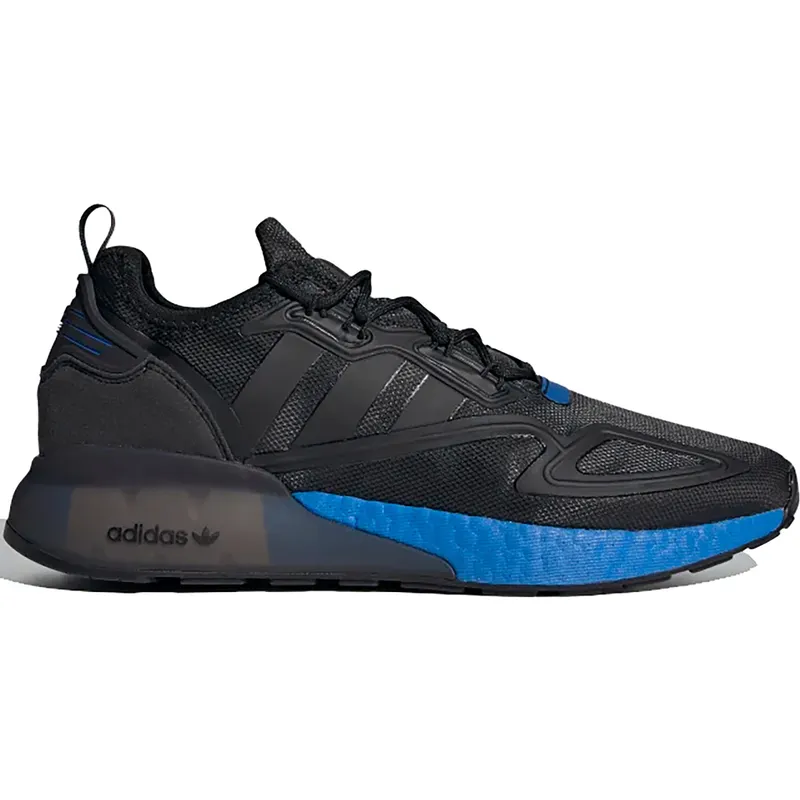 adidas ZX 2K Boost Core Black Glow Blue (FX7029)