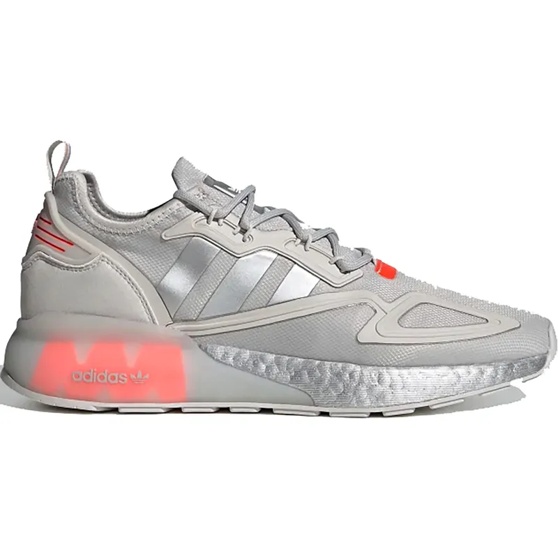 adidas ZX 2K Boost Grey One Solar Red (FX7028)