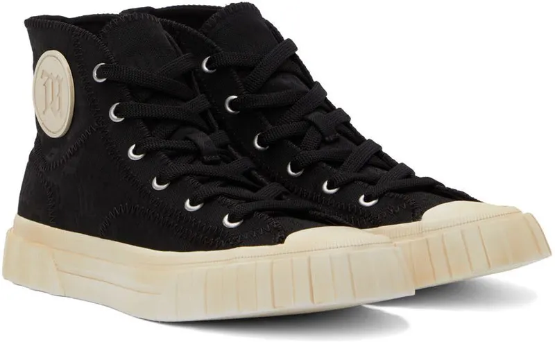 MISBHV Black Army High-Top Sneakers (022BM606)