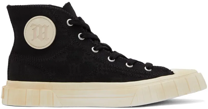 MISBHV Black Army High-Top Sneakers (022BM606)