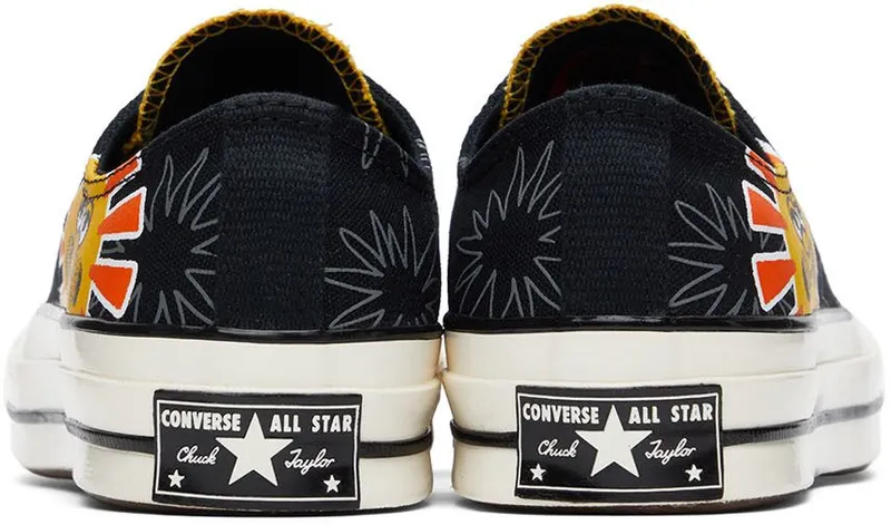 Converse Black Chuck 70 Sunny Floral Sneakers (172825C)