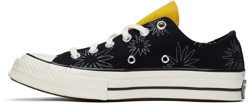 Converse Black Chuck 70 Sunny Floral Sneakers (172825C)