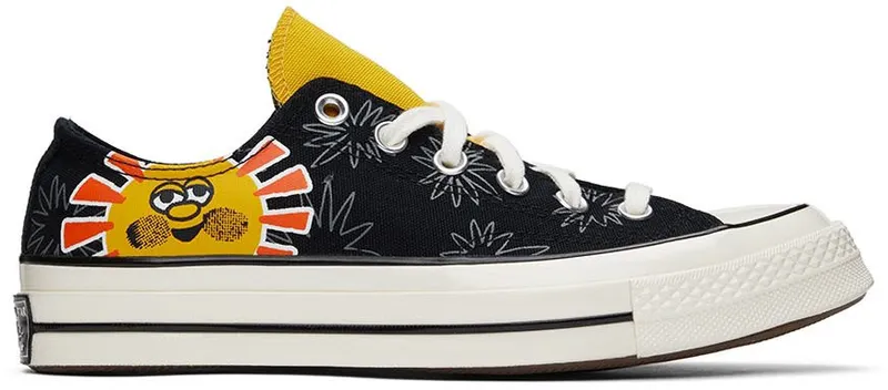Converse Black Chuck 70 Sunny Floral Sneakers (172825C)