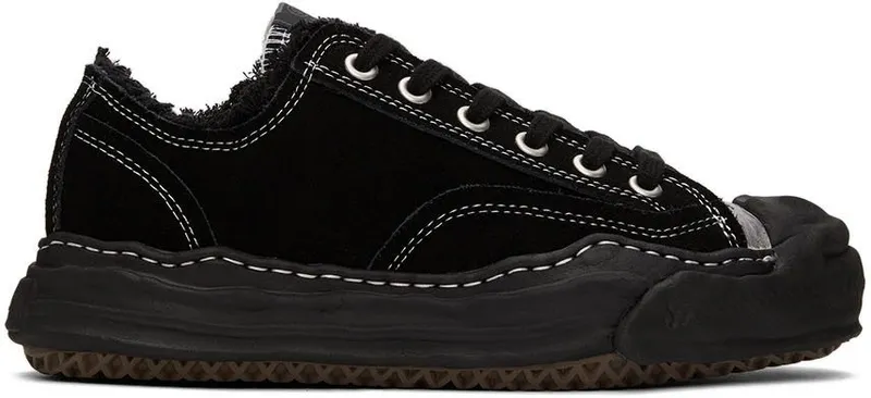 BED J.W. FORD Black Maison Mihara Yasuhiro Edition Hank Low Top Sneakers (BED-MH-SN02)