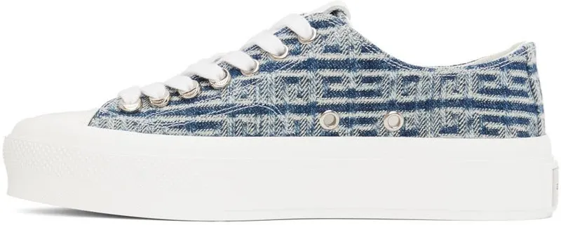 Givenchy Blue City Low-Top Sneakers (BE001NE1EL457)