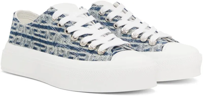 Givenchy Blue City Low-Top Sneakers (BE001NE1EL457)
