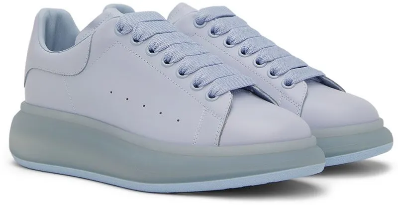 Alexander McQueen Blue Oversized Sneakers (604232WIBNY)