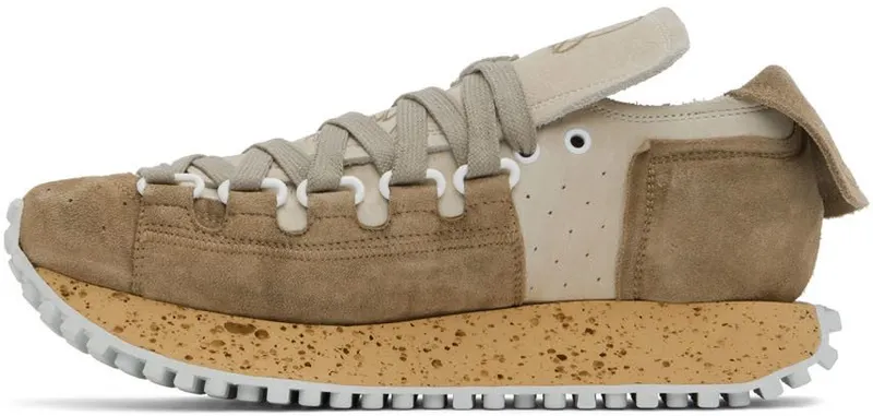 Acne Studios Black & Gray Suede Sneakers (BD0202-)