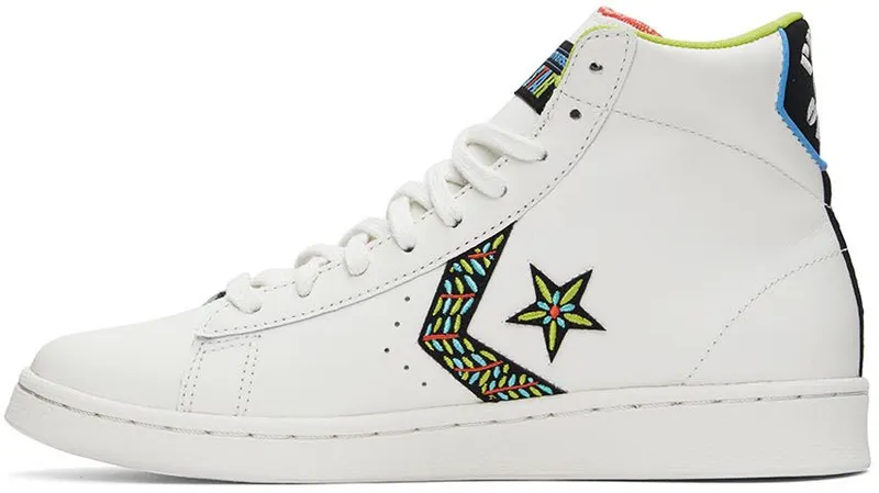 Converse White Peace & Unity Sneakers (172187C)