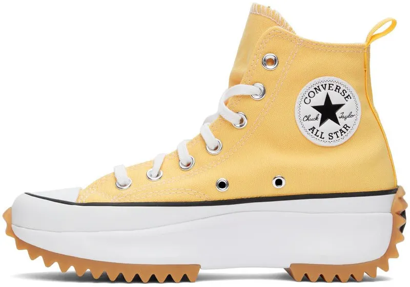 Converse Yellow Run Star Hike Sneakers (172361C)