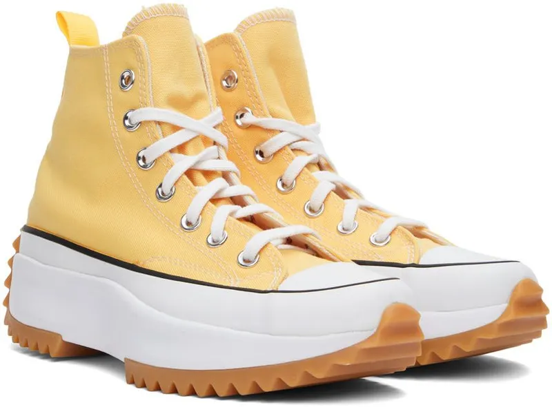 Converse Yellow Run Star Hike Sneakers (172361C)