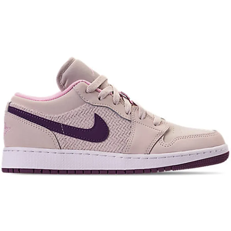 Jordan 1 Low Night Purple Pro Purple (GS) (554723-500)