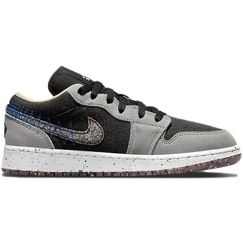 Jordan 1 Low SE Crater Grey Black (GS) (DM4690-001)