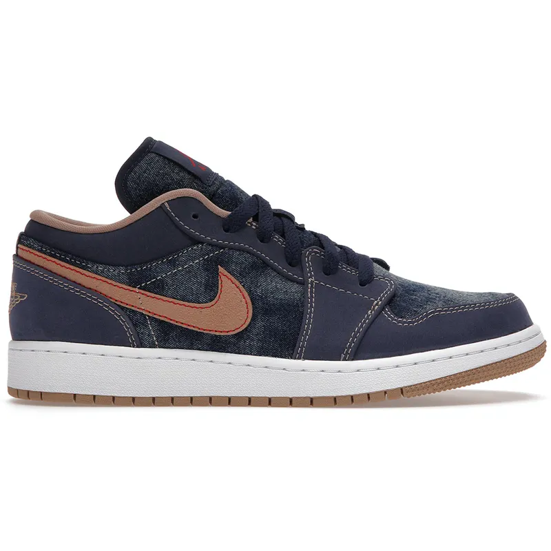 Jordan 1 Low SE Denim (GS) (DM4692-400)