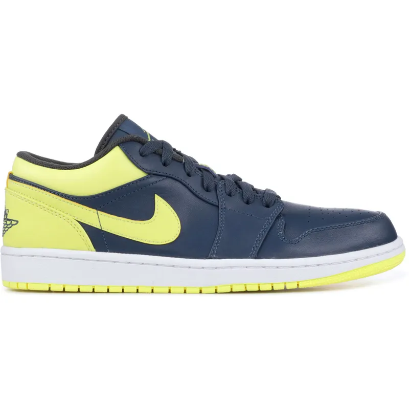 Jordan 1 Low Squadon Blue Electric Yellow (553558-417)