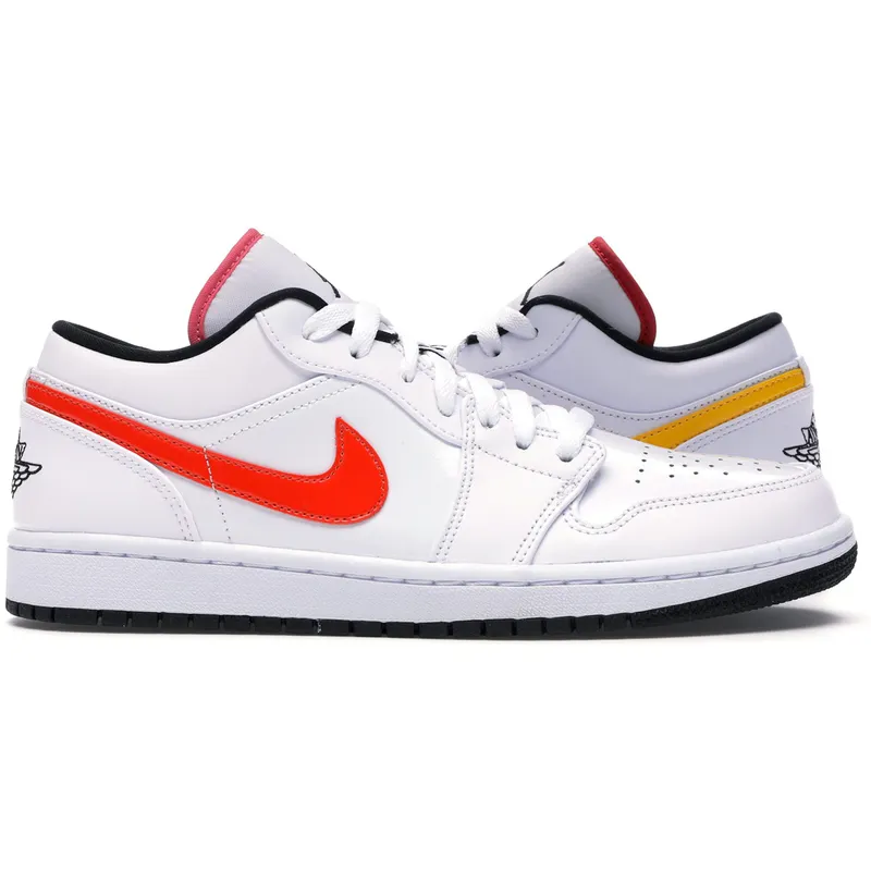 Jordan 1 Low White Multi-Color (CW7009-100)