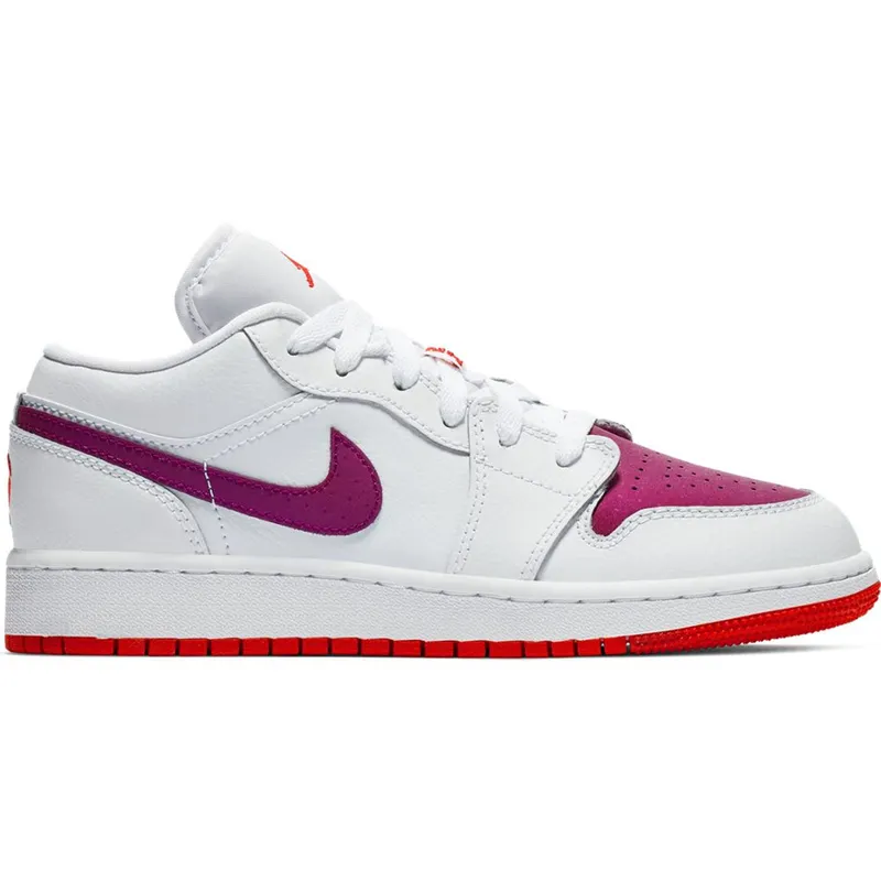 Jordan 1 Low White True Berry (GS) (554723-161)