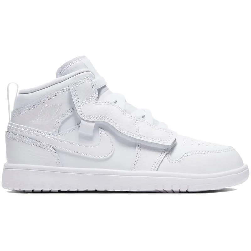 Jordan 1 Mid Alt Triple White (PS) (AR6351-126)