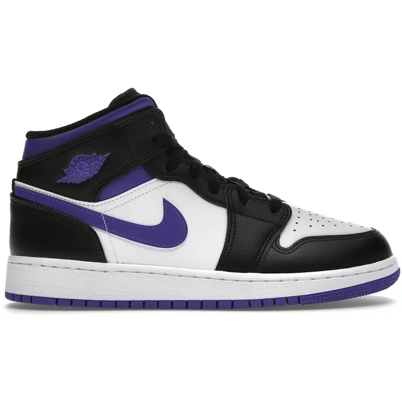 Jordan 1 Mid Dark Iris (GS) (554725-095)