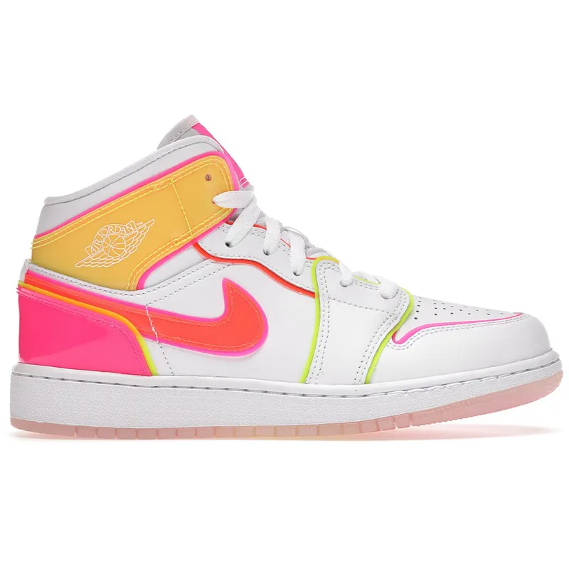 Jordan 1 Mid Edge Glow (GS) (CV4611-100)