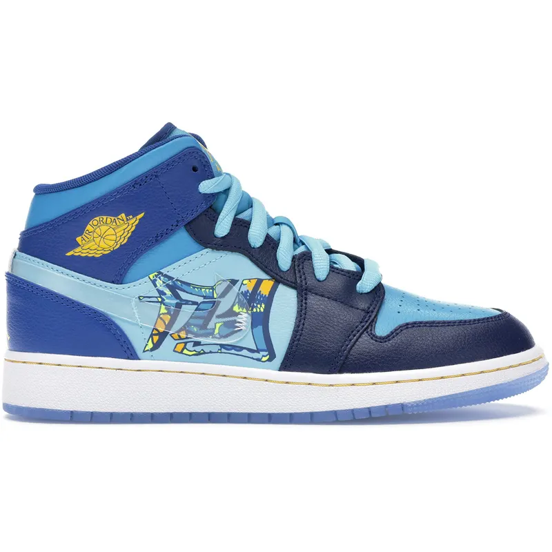 Jordan 1 Mid Fly (GS) (BV7446-400)