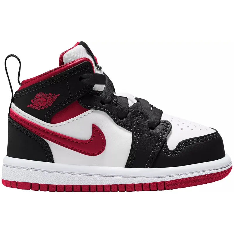 Jordan 1 Mid Gym Red Black White (TD) (640735-122)