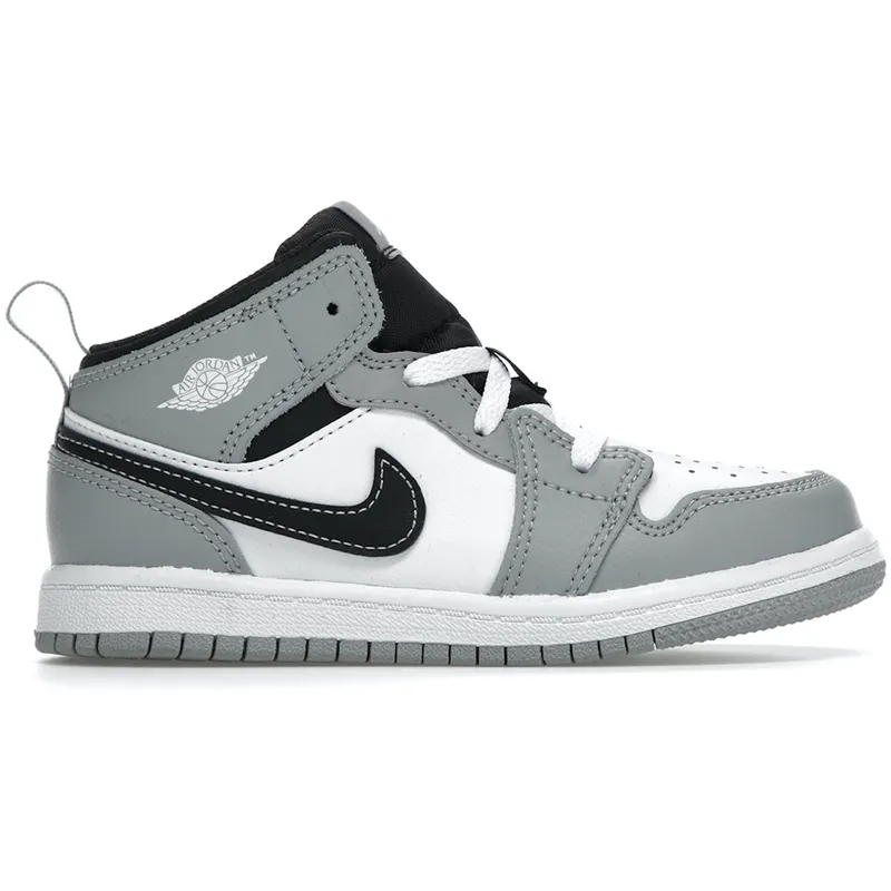 Jordan 1 Mid Light Smoke Grey (2022) (TD) (640735-078)